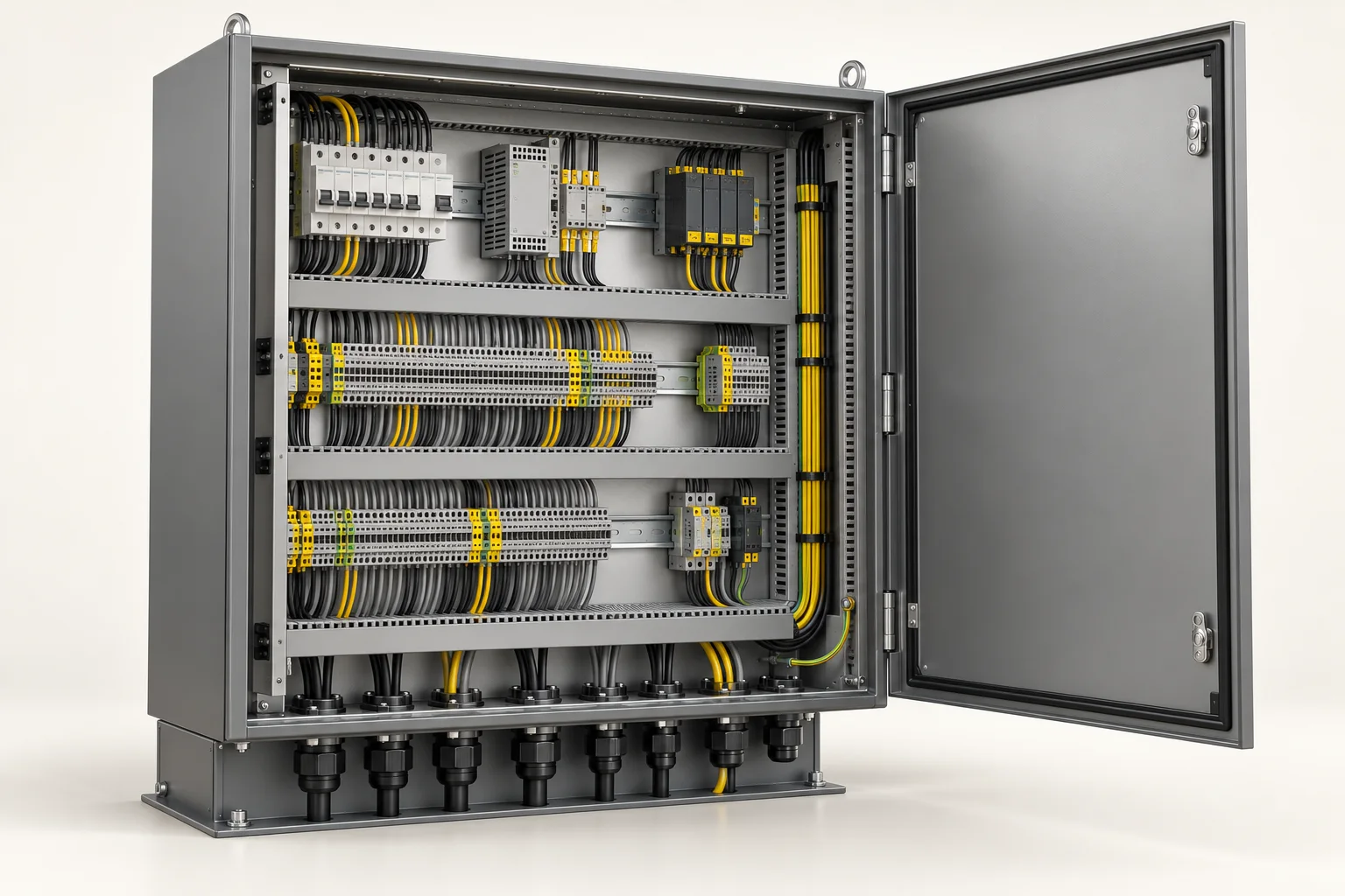 Control Panels & Cabinets — conceptual application illustration