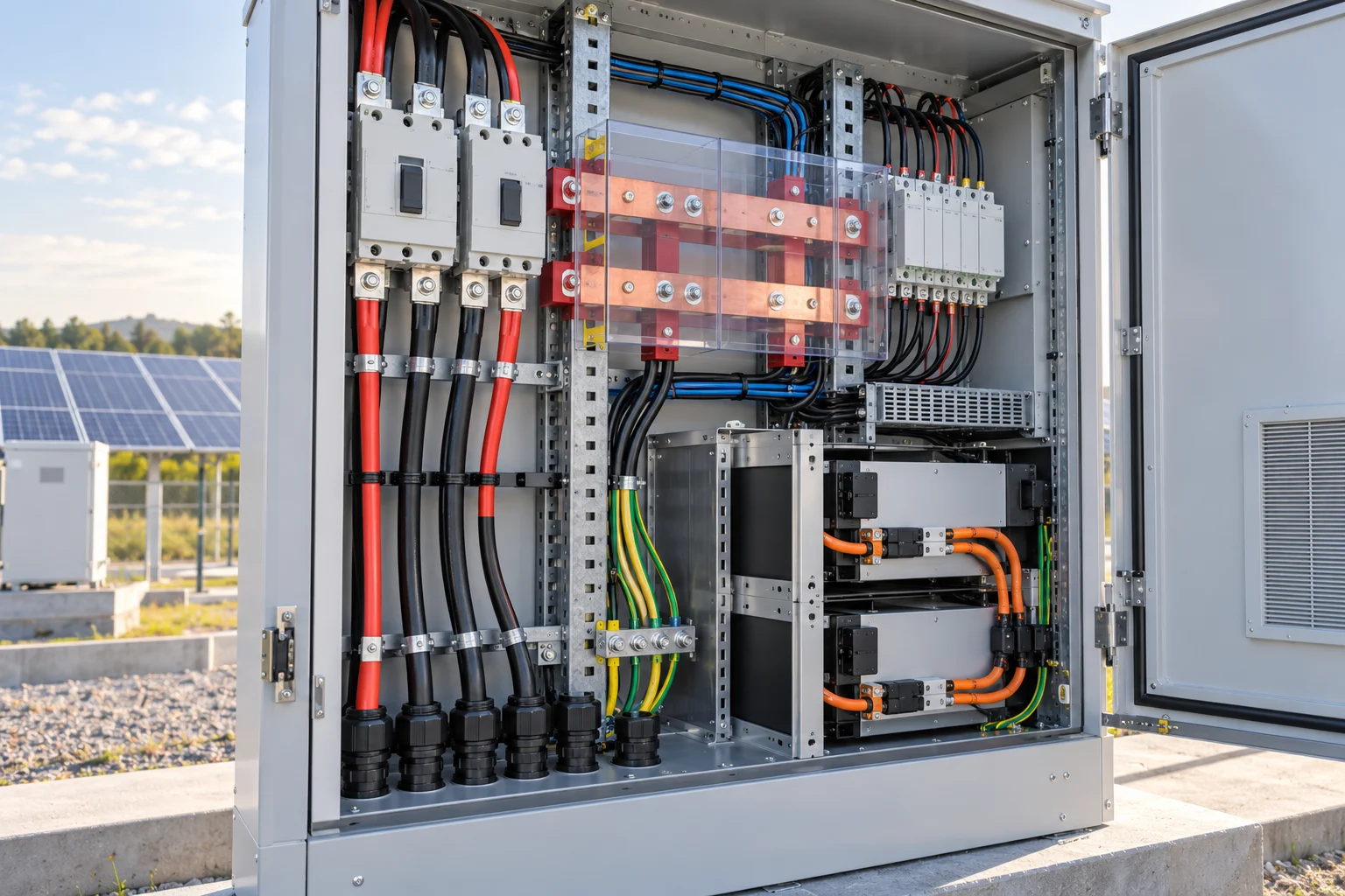 Solar & Energy Storage — conceptual application illustration