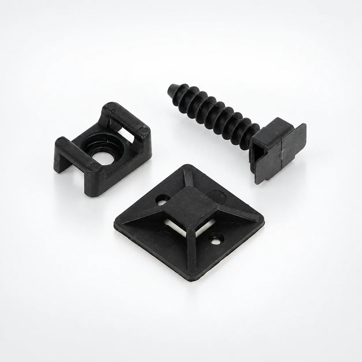 Cable tie mounts