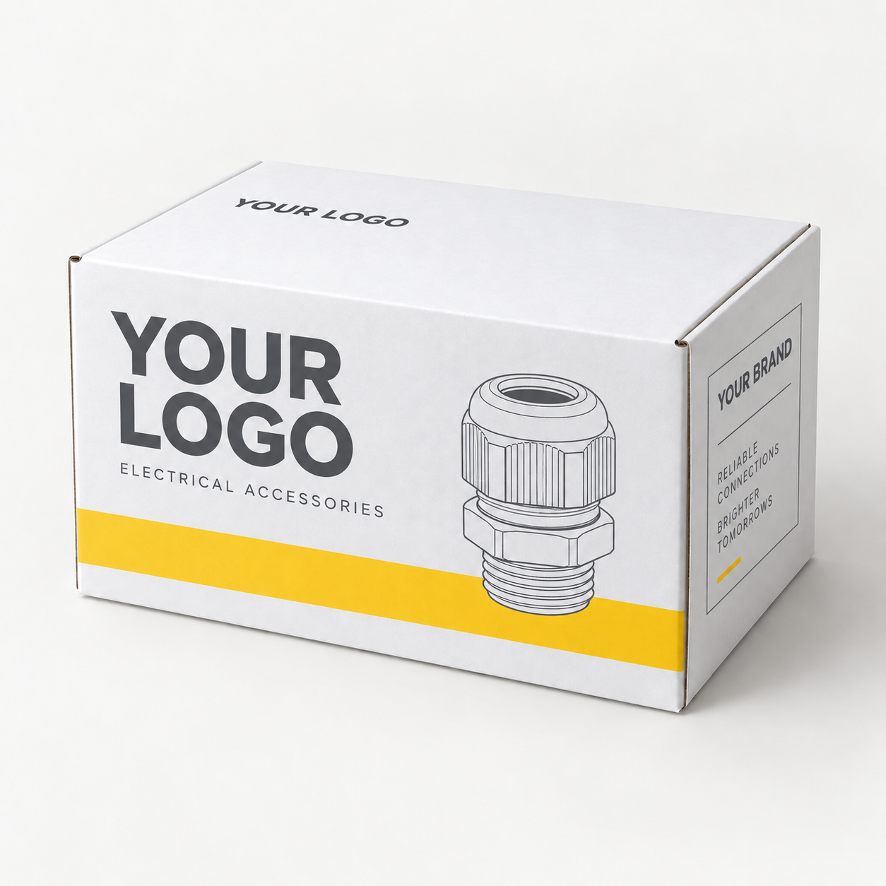 Custom packaging concept with YOUR LOGO