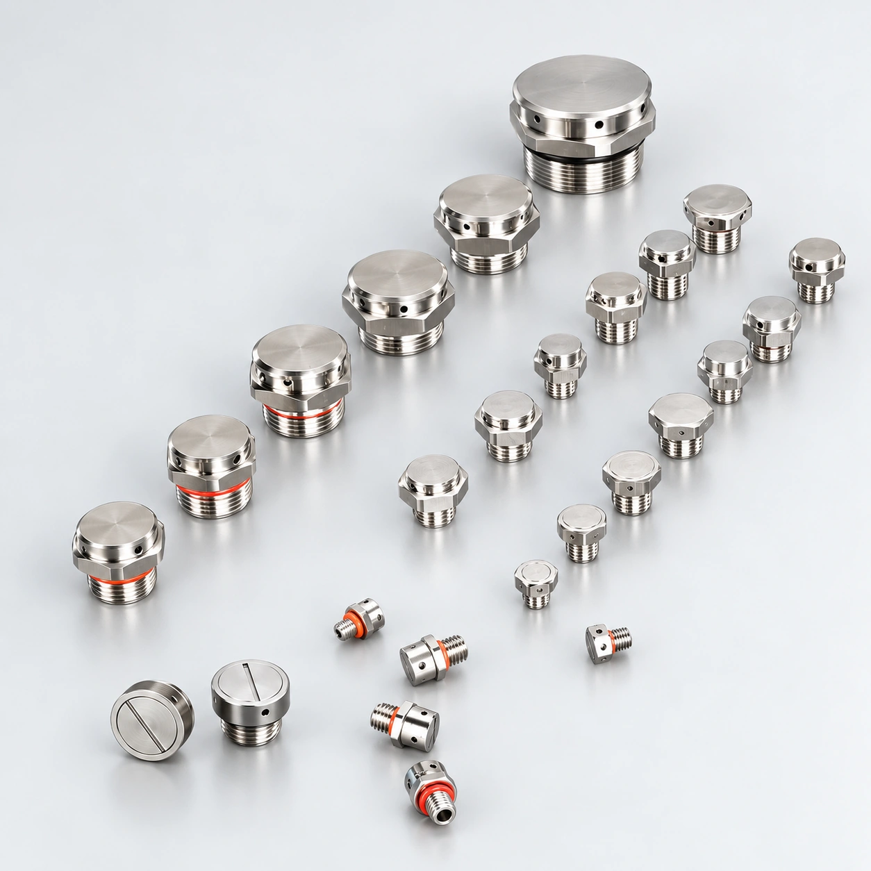 Stainless Steel breather vent plug collection