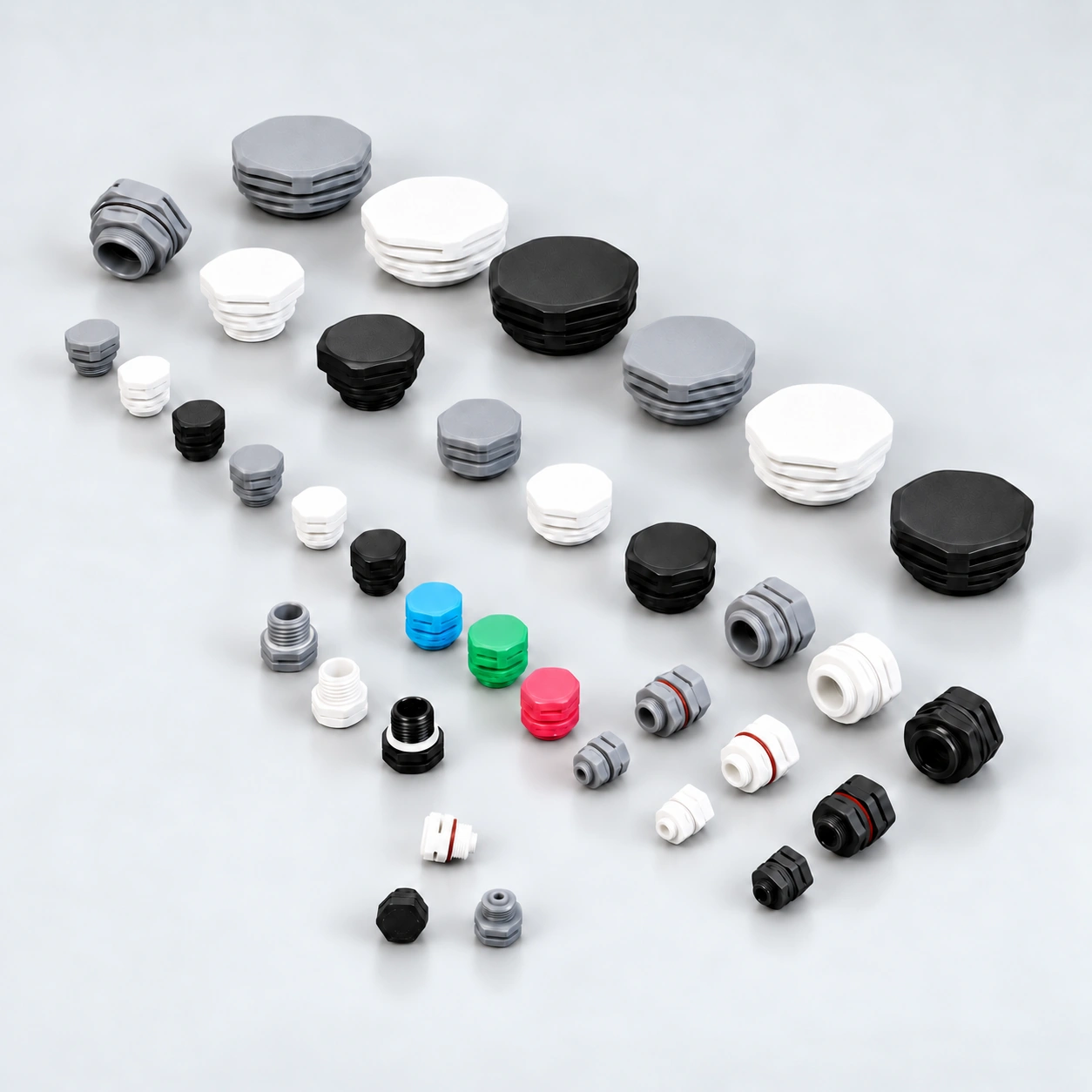 Plastic breather vent plug collection