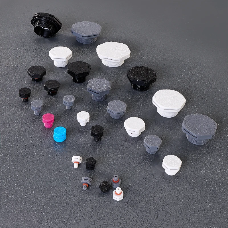 Plastic breathable vent plug collection