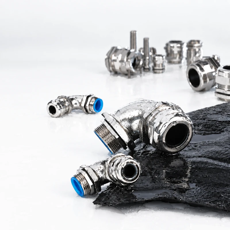 90 Degree Elbow Metal Cable Gland