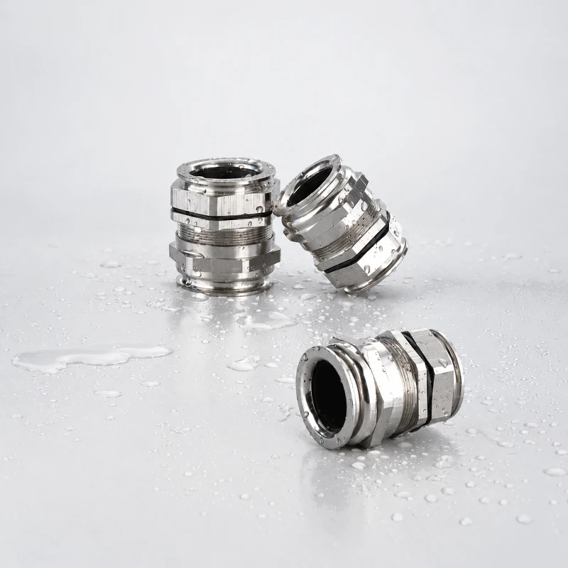 VO-M-LBK Double Bell-Shaped Metal Cable Glands