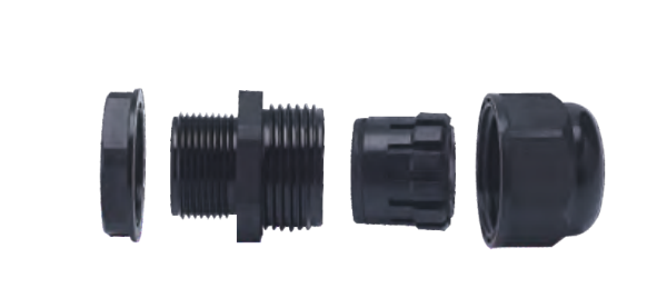 Divided Structure Nylon Cable Gland – G(PF) Thread dimension drawing