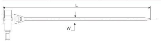 HSS-BMT Box Marker Cable Ties dimension drawing
