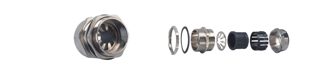 MG EMC Metal Cable Glands – PG Thread dimension drawing