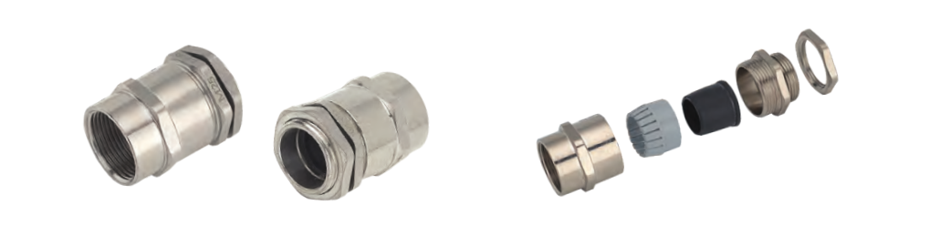 VO-M-NW Metal Internal and External Thread Cable Glands dimension drawing