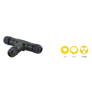 VO-TXM20 T-Type Quick Insert Waterproof Connector product image