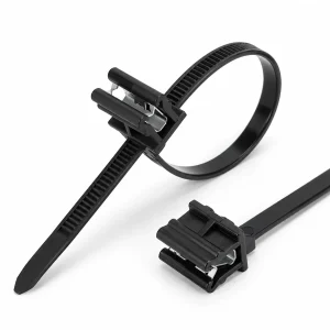126-00225 One-Piece Edge-Mount Cable Tie, Outside Serrated product image