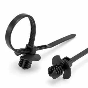 150-55610 Round Hole Push-Mount Cable Tie with Disc product image