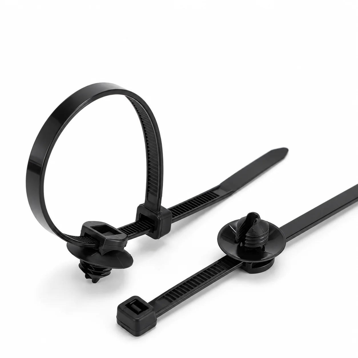 156-00287 Round Hole Push-Mount Cable Tie