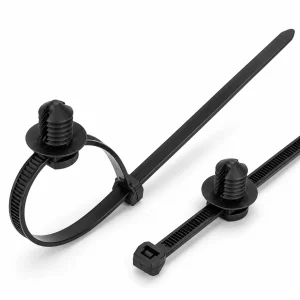 156-00360 Round Hole Push-Mount Cable Tie with Disc product image