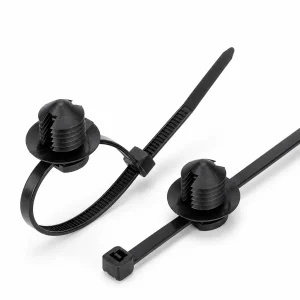 156-00833 Round-Hole Fir-Tree Cable Tie with Disc product image