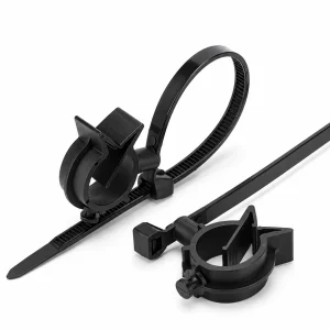 156-01032 360° Rotatable Cable Tie with Tube Clip product image