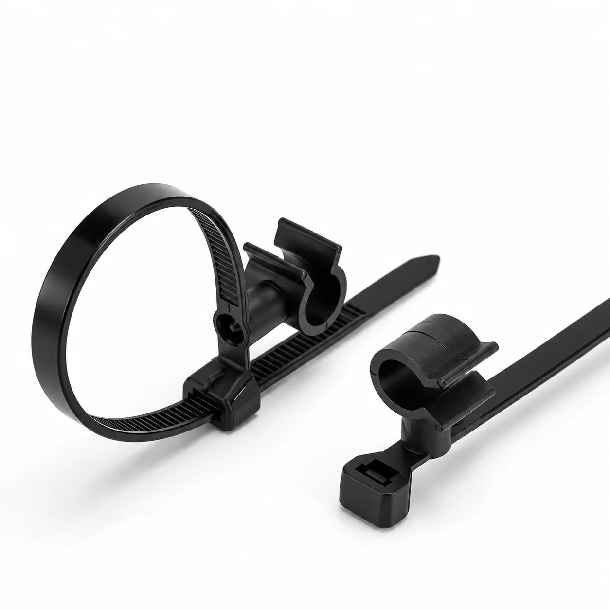 156-01158 Rotatable Cable Tie with Tube Clip