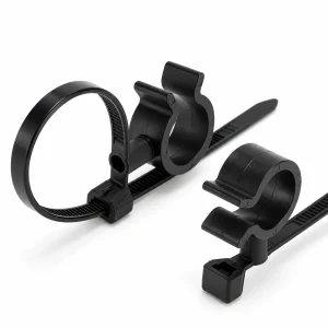 156-01318 360° Rotatable Cable Tie with Tube Clip product image