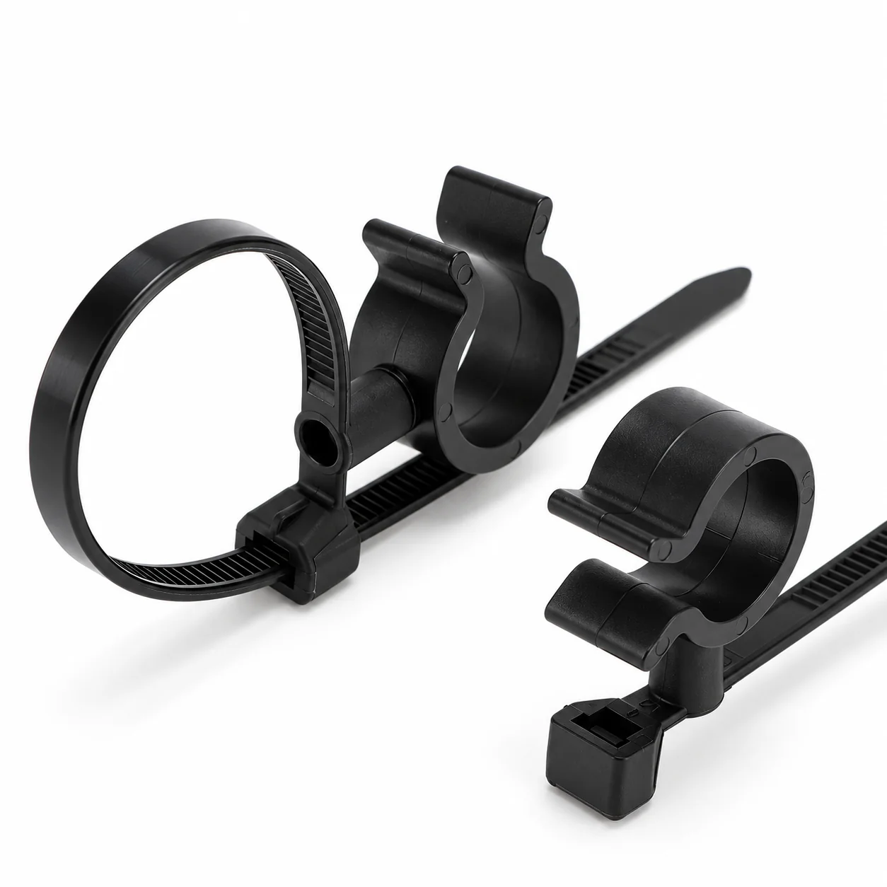 156-01318 360° Rotatable Cable Tie with Tube Clip