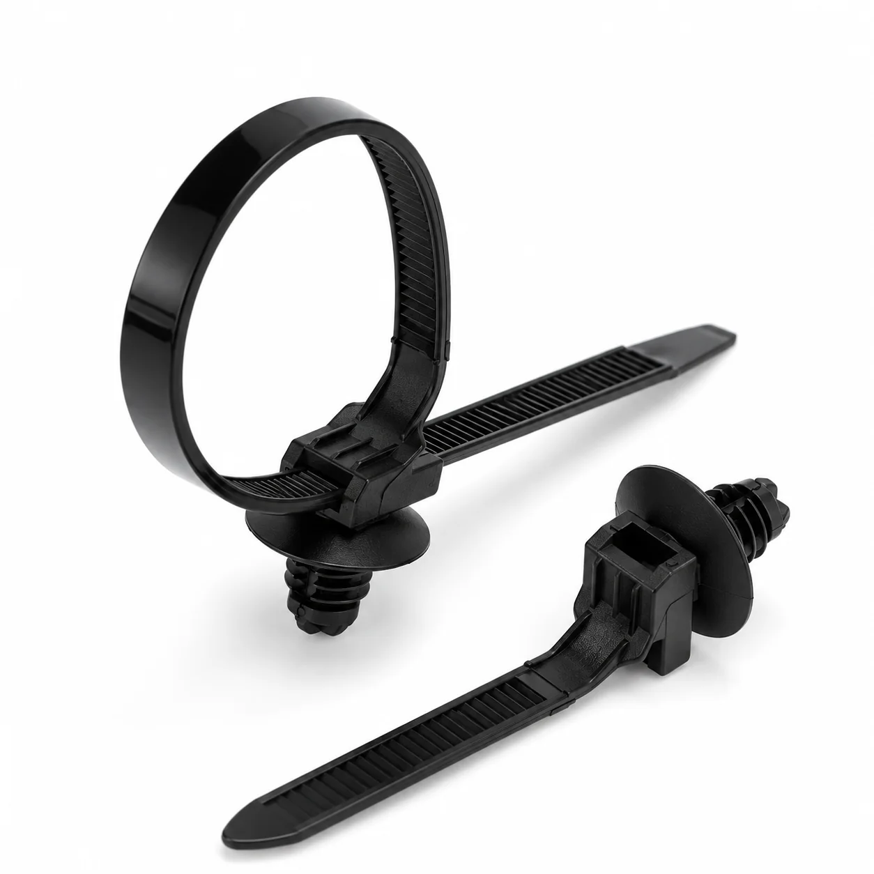 157-00084 Round Hole Push-Mount Cable Tie