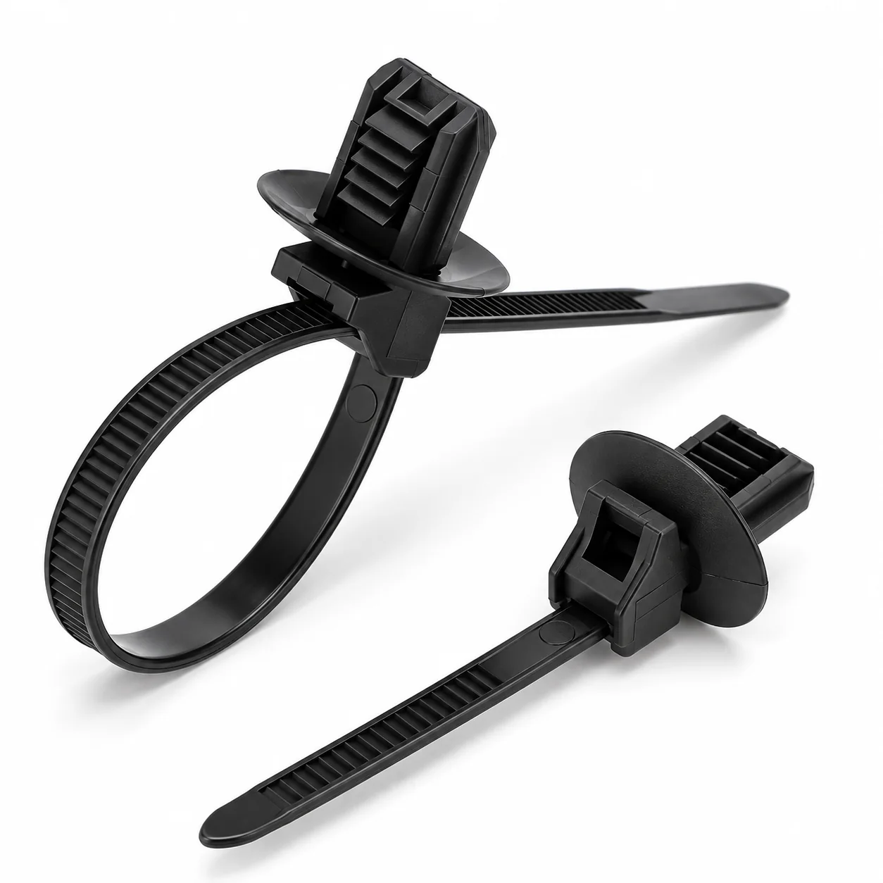 157-01105 Oval Hole Push-Mount Cable Tie with Disc