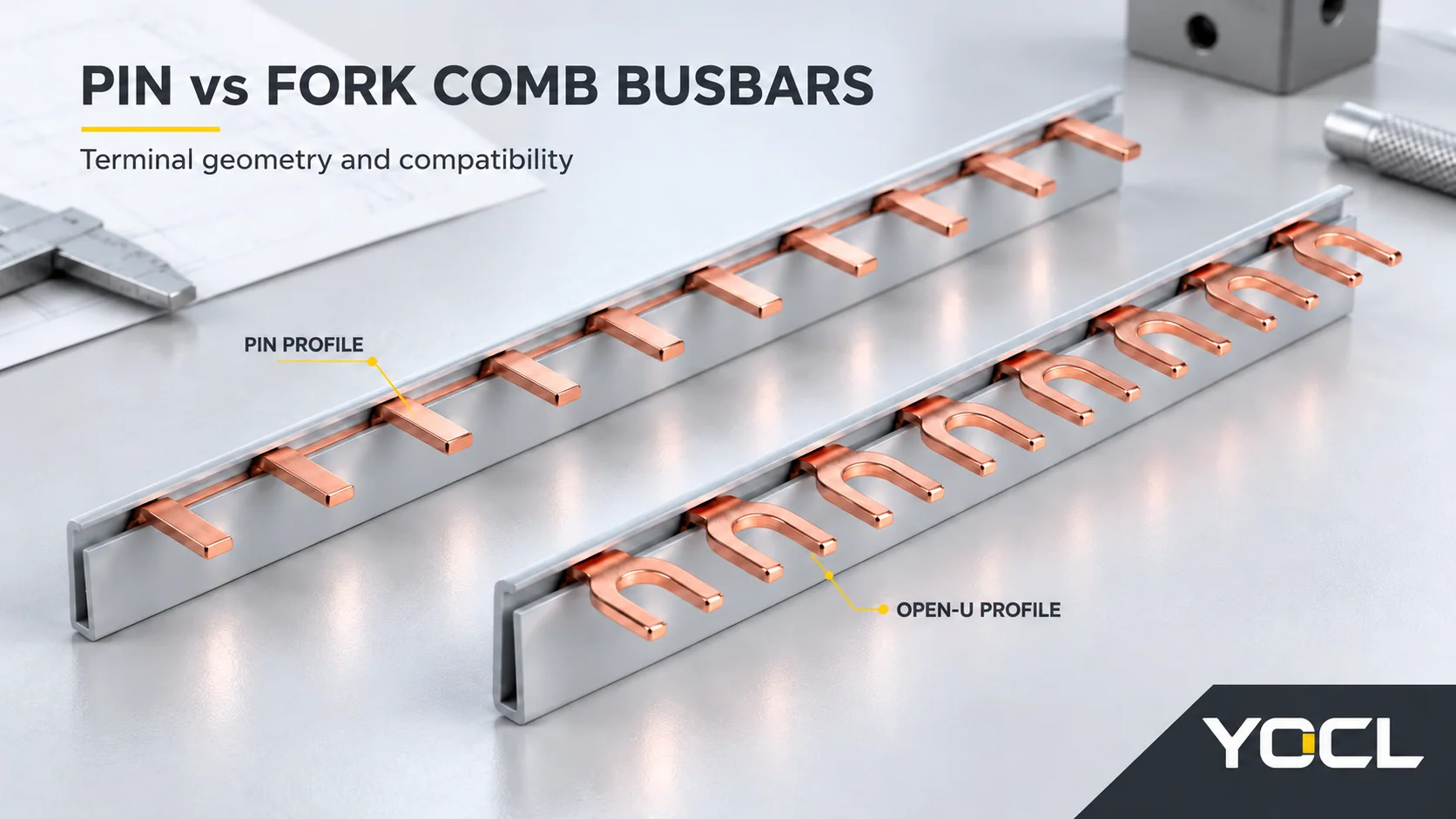 Pin vs Fork Comb Busbars: Terminal Geometry and Compatibility