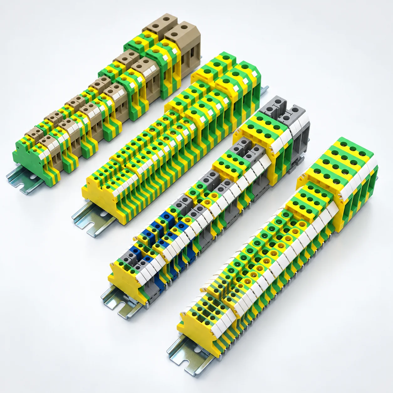 SAK Series Screw Clamp DIN Rail Terminal Blocks