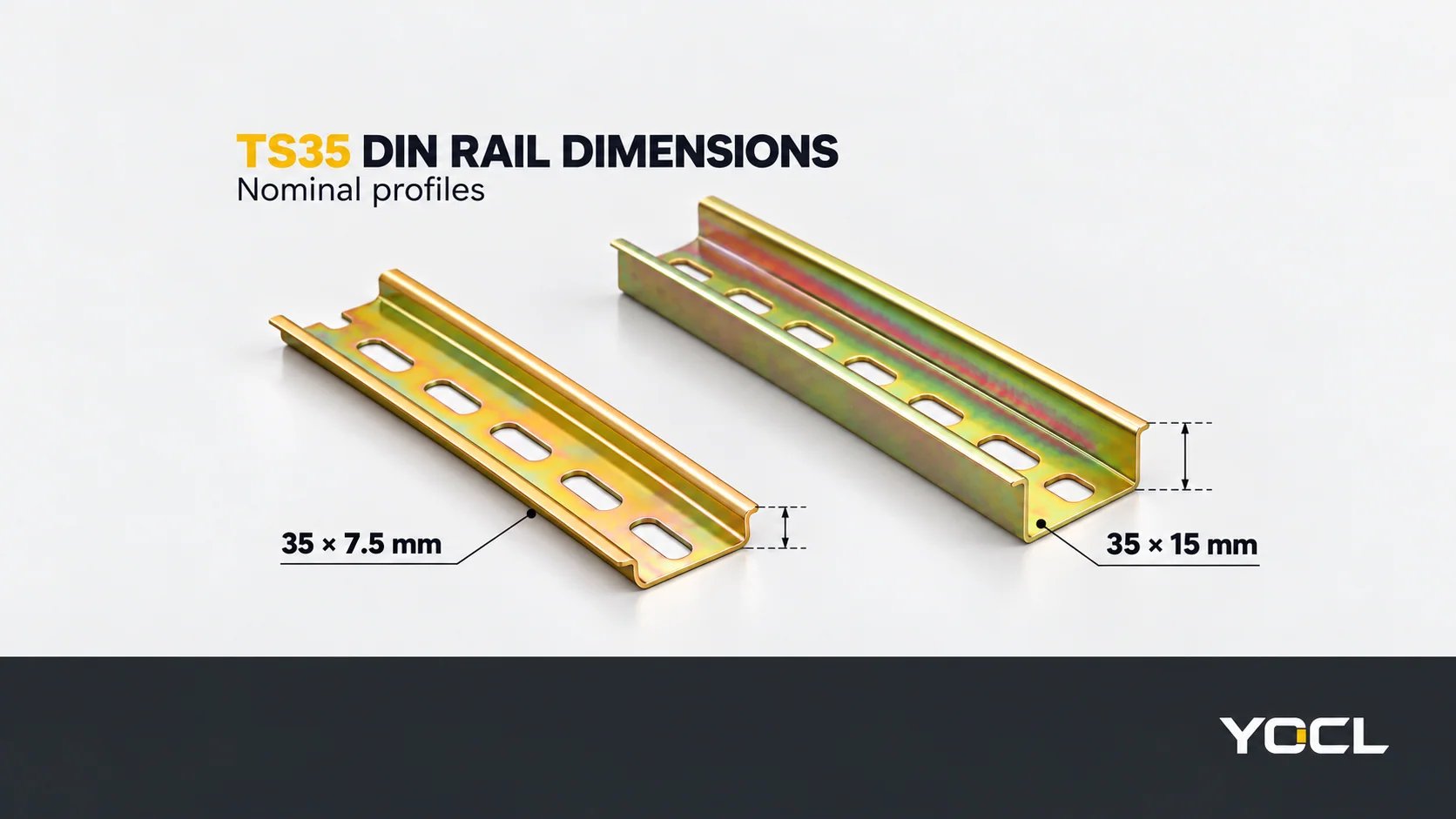 TS35 DIN Rail Dimensions: 35 × 7.5 vs 35 × 15