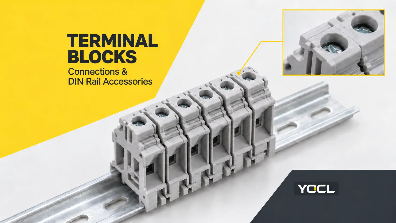 What Is a Terminal Block? Connection Types and DIN Rail Accessories
