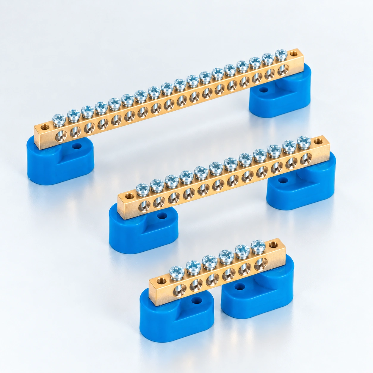 YOCL ELEKTRO BS004-0609 Messing-Sammelschiene
