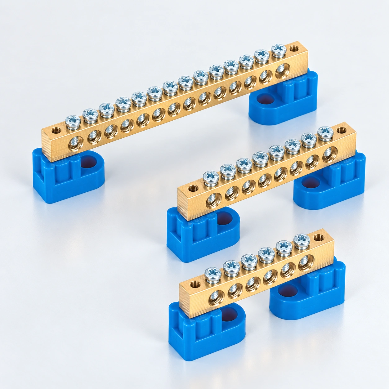 YOCL ELEKTRO BS004-0812 Messing-Sammelschiene