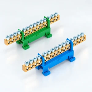 YOCL ÉLECTRIQUE BS009-0609S Image du produit Barrette de Neutre en Laiton