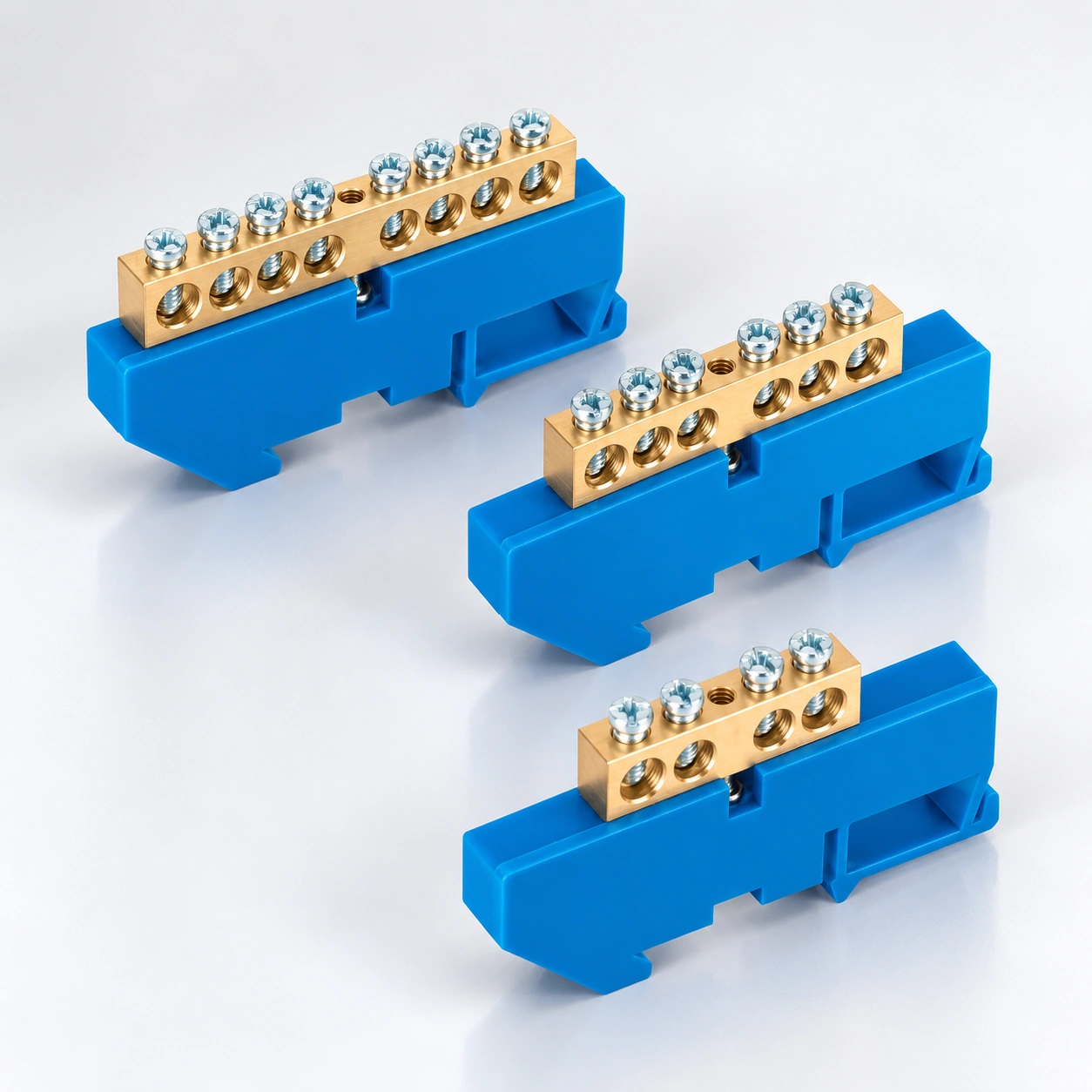 YOCL ELEKTRO BS010-0812 Messing-Sammelschiene