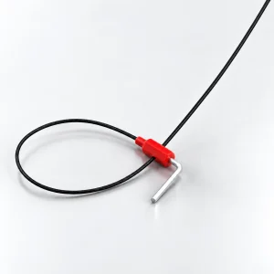 YOCL ELECTRIC YC300-3 Black Rubber-Coated Steel Wire Seal product image